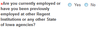 Other Regent/State Employment