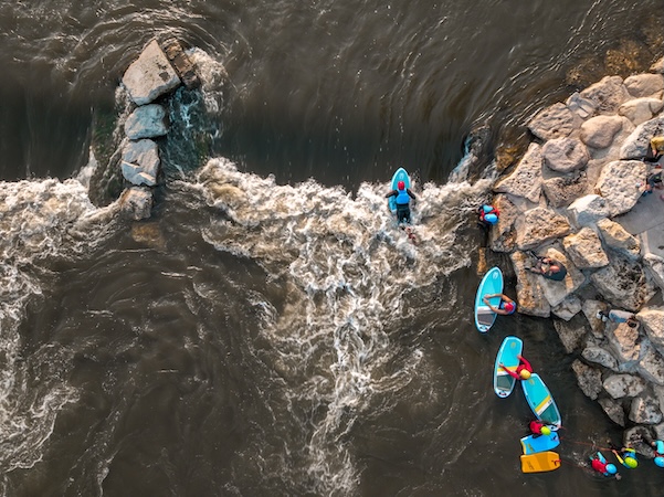 Gateway River Park in Cedar Falls