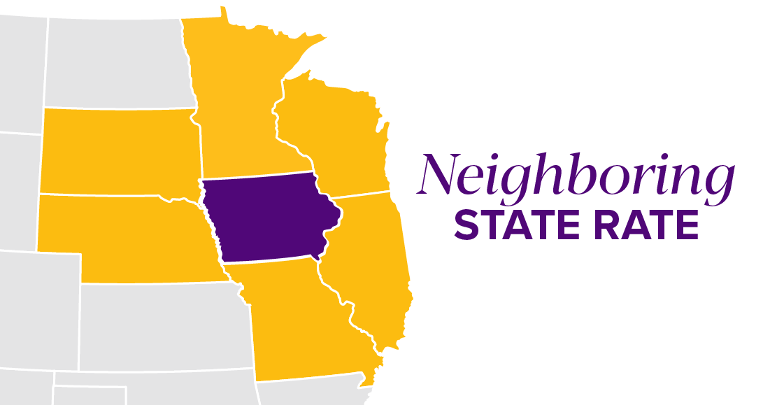 Neighboring State Rate homepage graphic