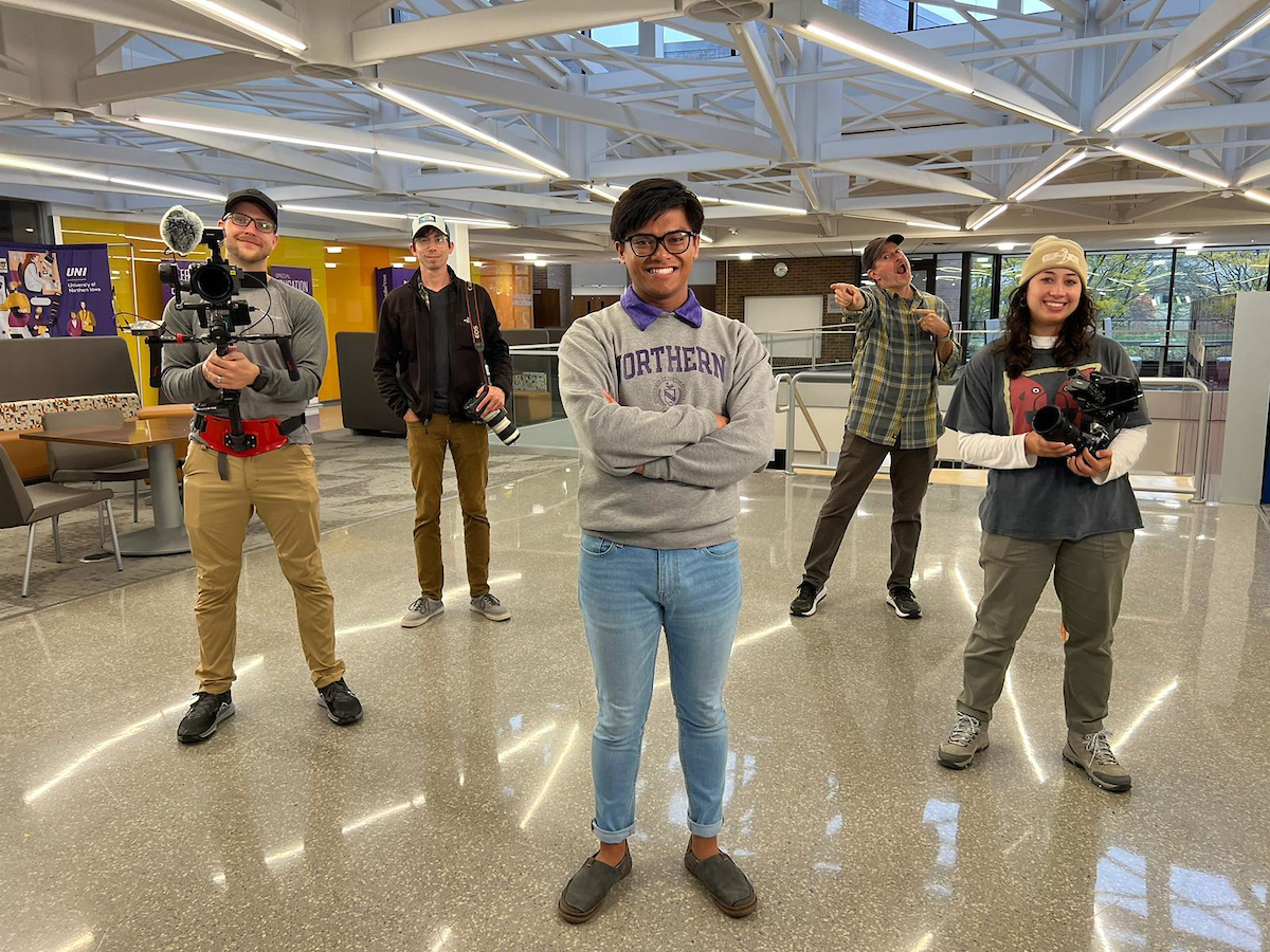 Filming for The College Tour