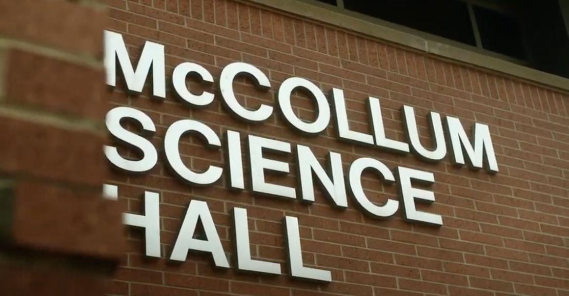 mccollum science hall at the university of northern iowa