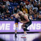 Students wrestling