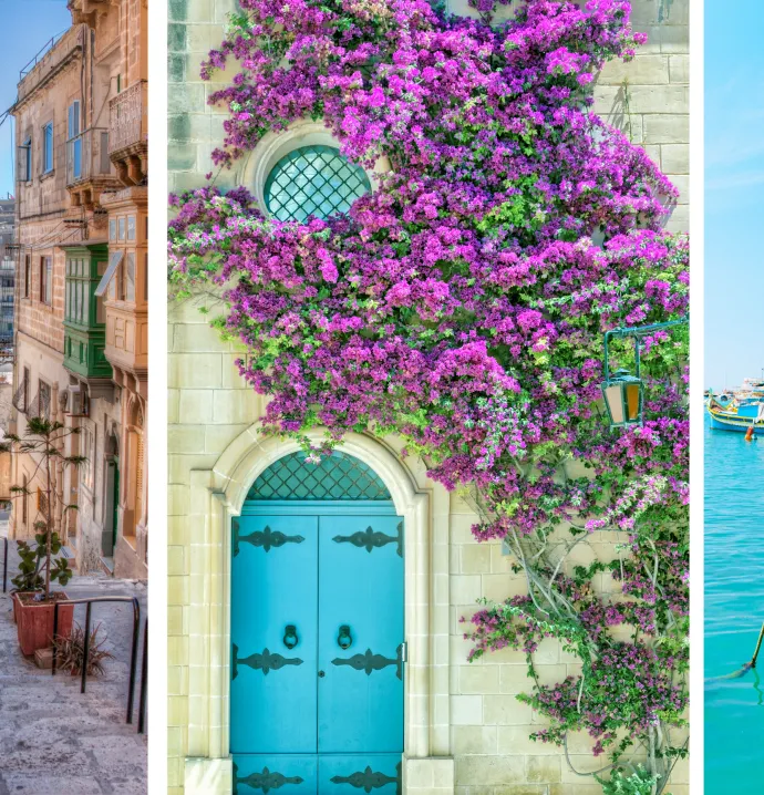 Photos of the Mediterranean Sea and the Maltese Coastline